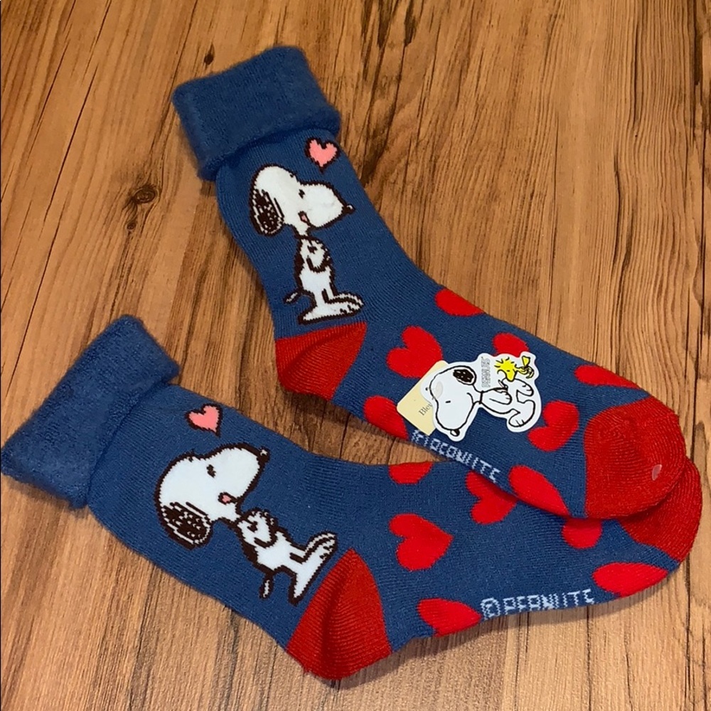 NWT Snoopy blue sock 🧦 from Japan Soft material